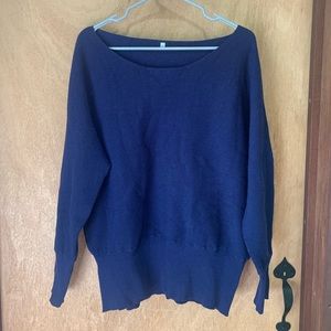 Navy blue sweater
